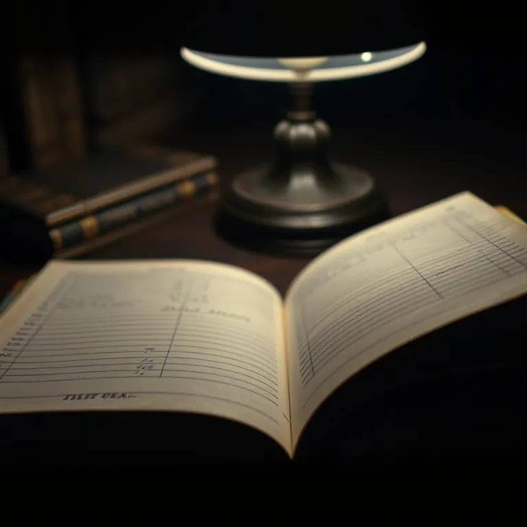 A customs ledger open at a page of handwritten entries